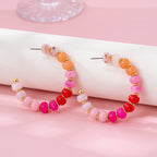 Rainbow Hoop Earrings