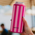 Pink & Hot Pink Slim Koozie