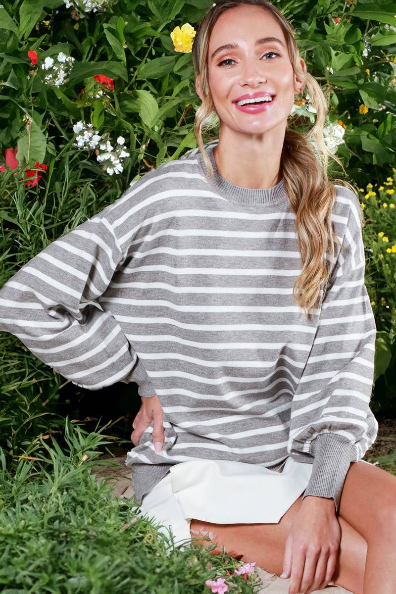 Raya Balloon Sleeve Sweater