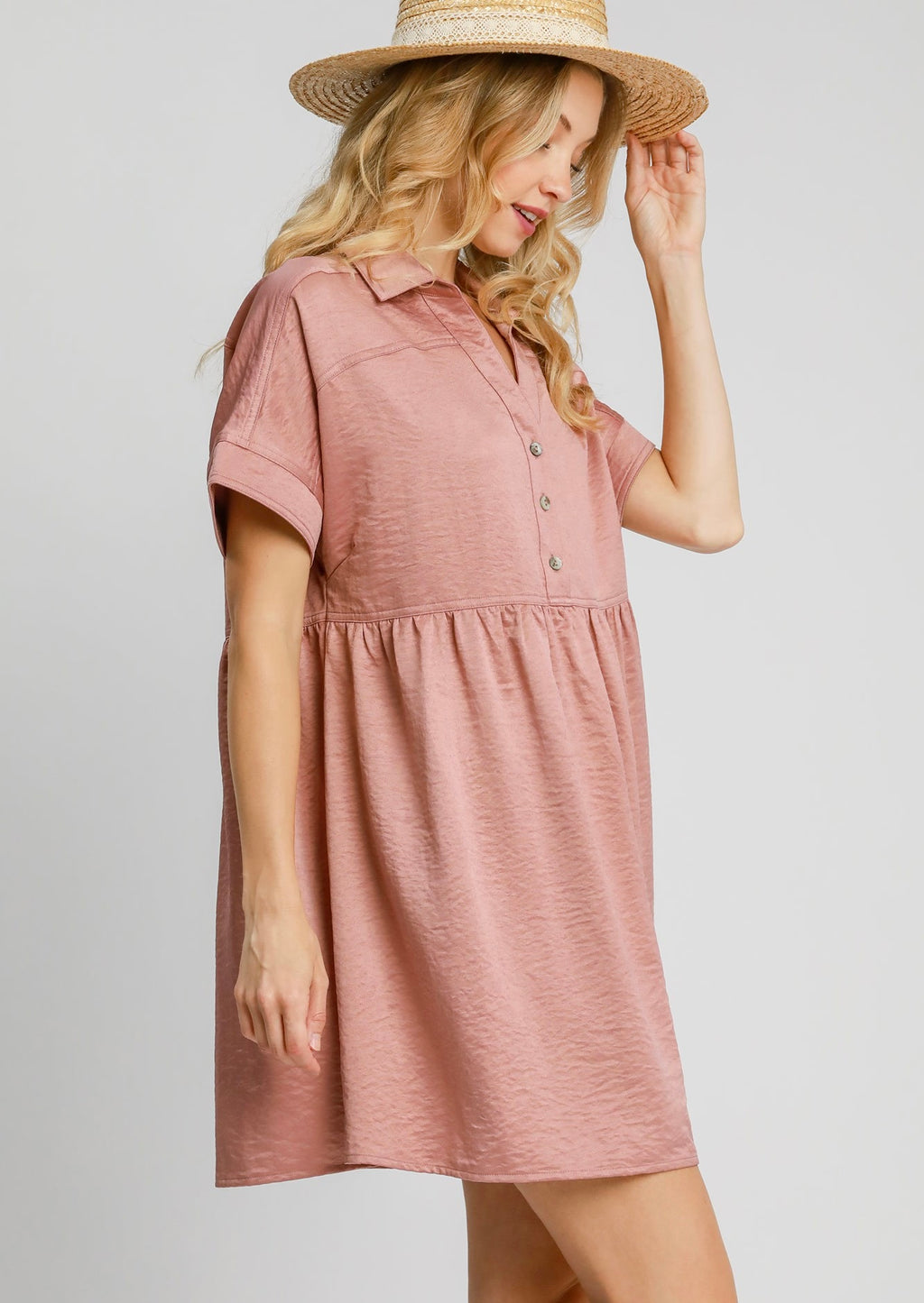 Sutton Washed Satin Dress