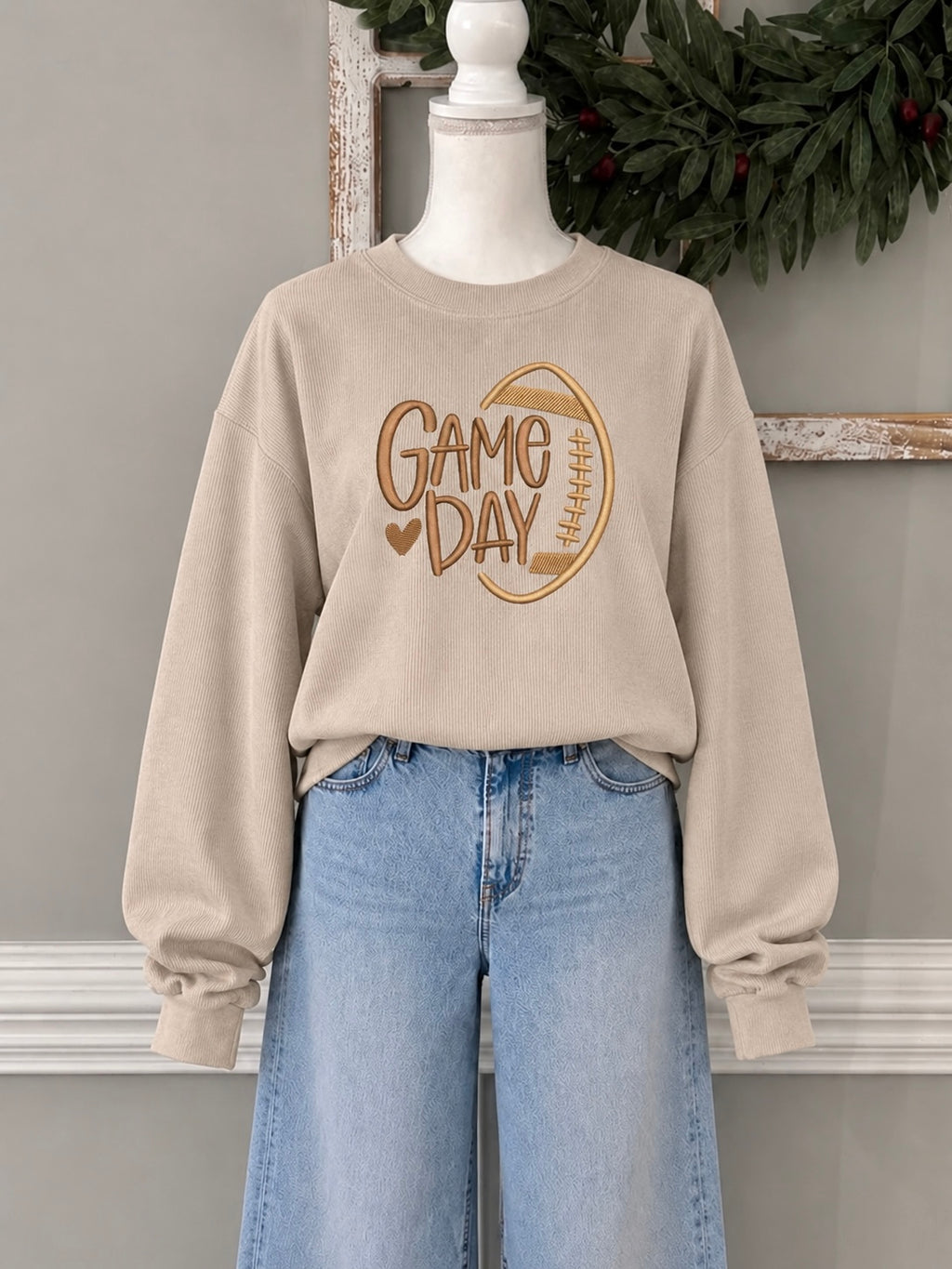 Gameday Embroidered Sweatshirt