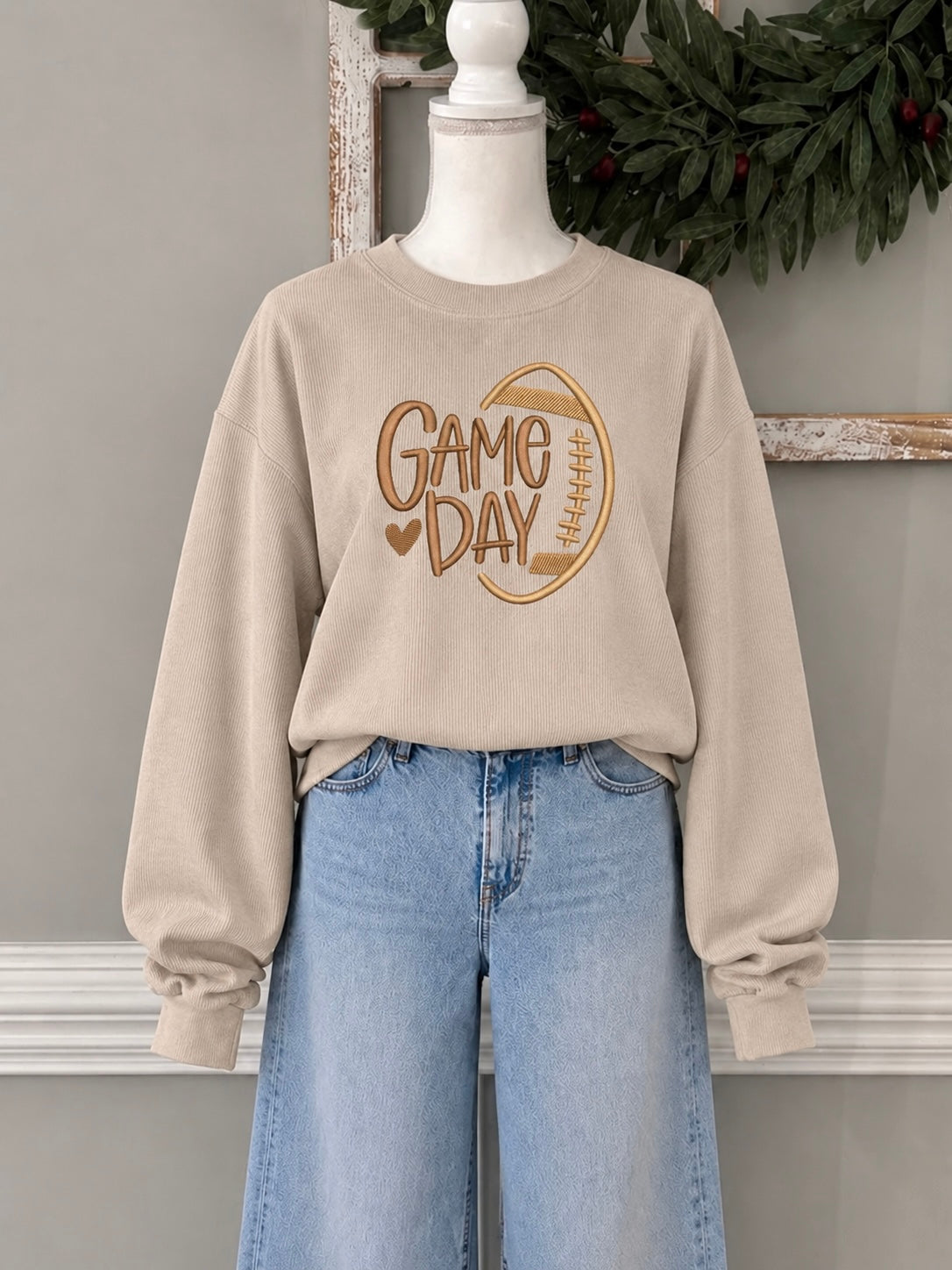 Gameday Embroidered Sweatshirt