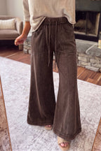 Flare Leg Drawstring Pants