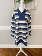 Paige Stripe Zip Up Dress