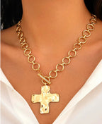 Cross Pendant Chain Necklace