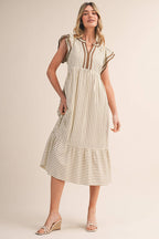 ALEX STRIPED DRESS