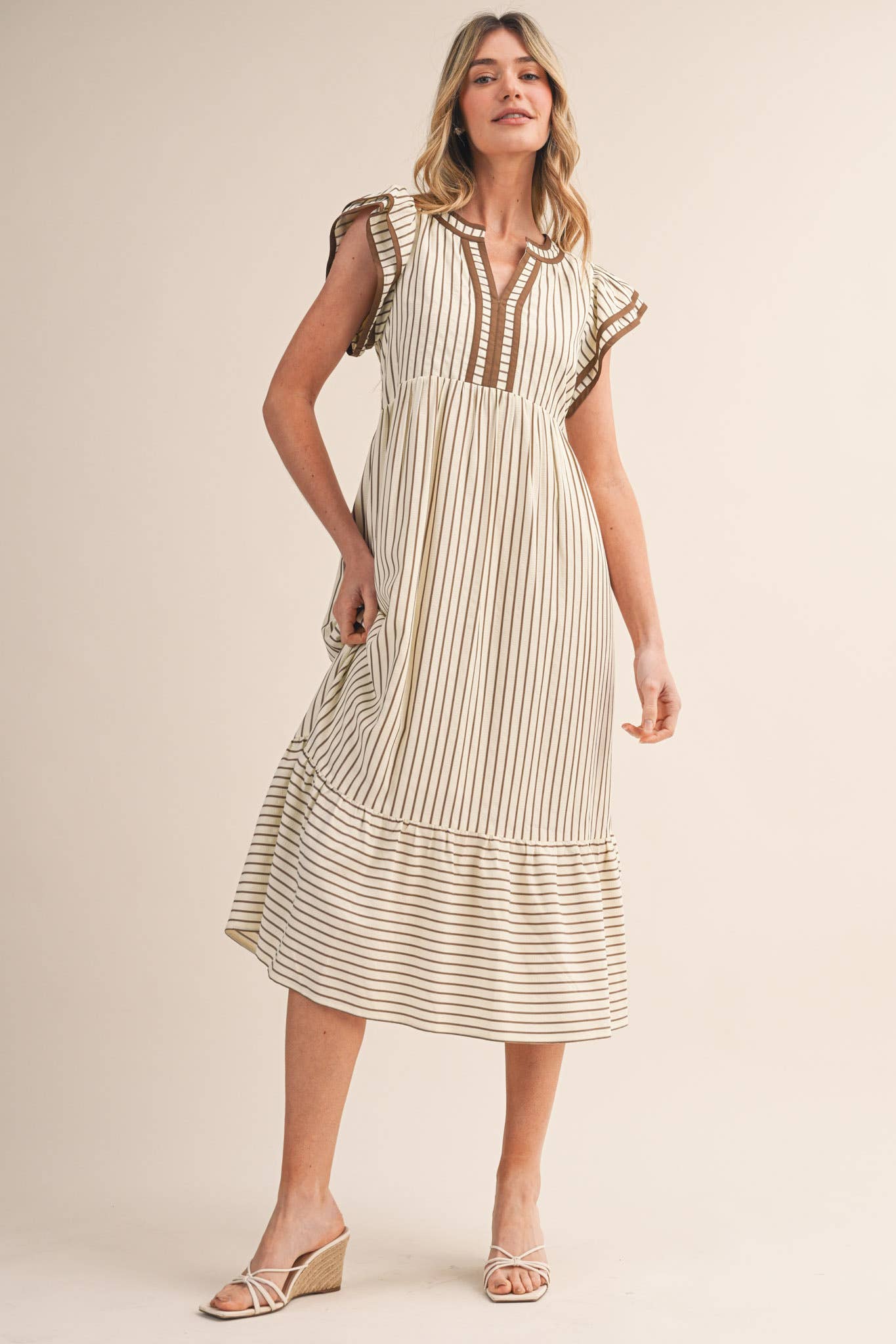 ALEX STRIPED DRESS