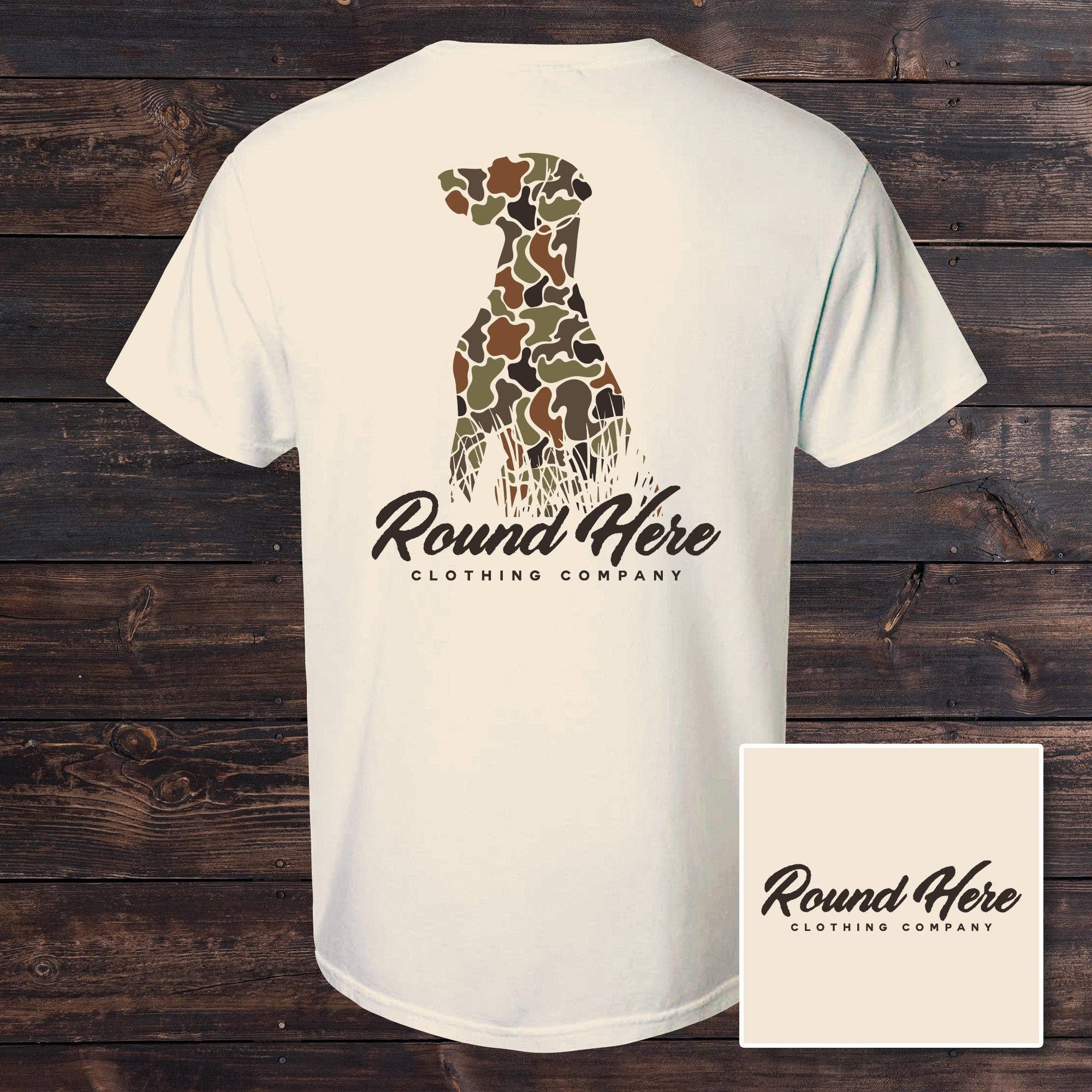 Round Here Camo Dog