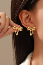 BOW STUD EARRINGS
