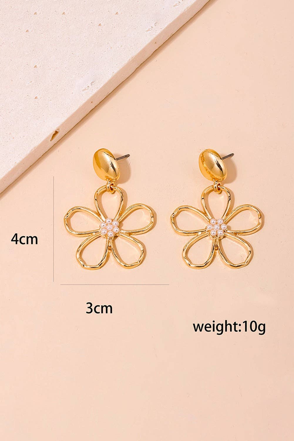 Flower Pearl Earrings