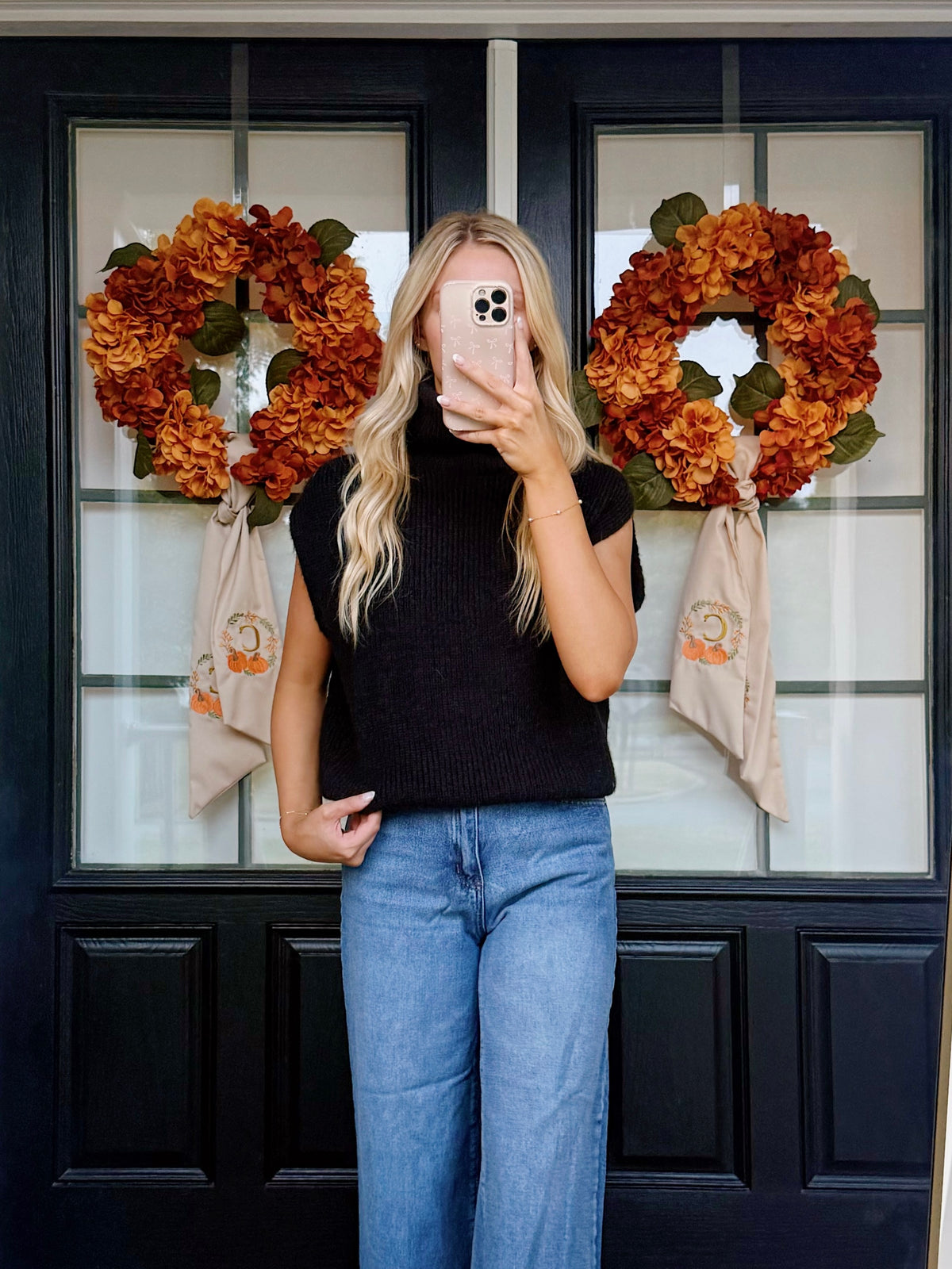 Jade Turtleneck Sweater Vest