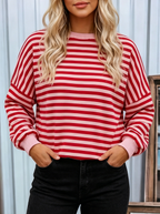 Libby Striped BacklessTop