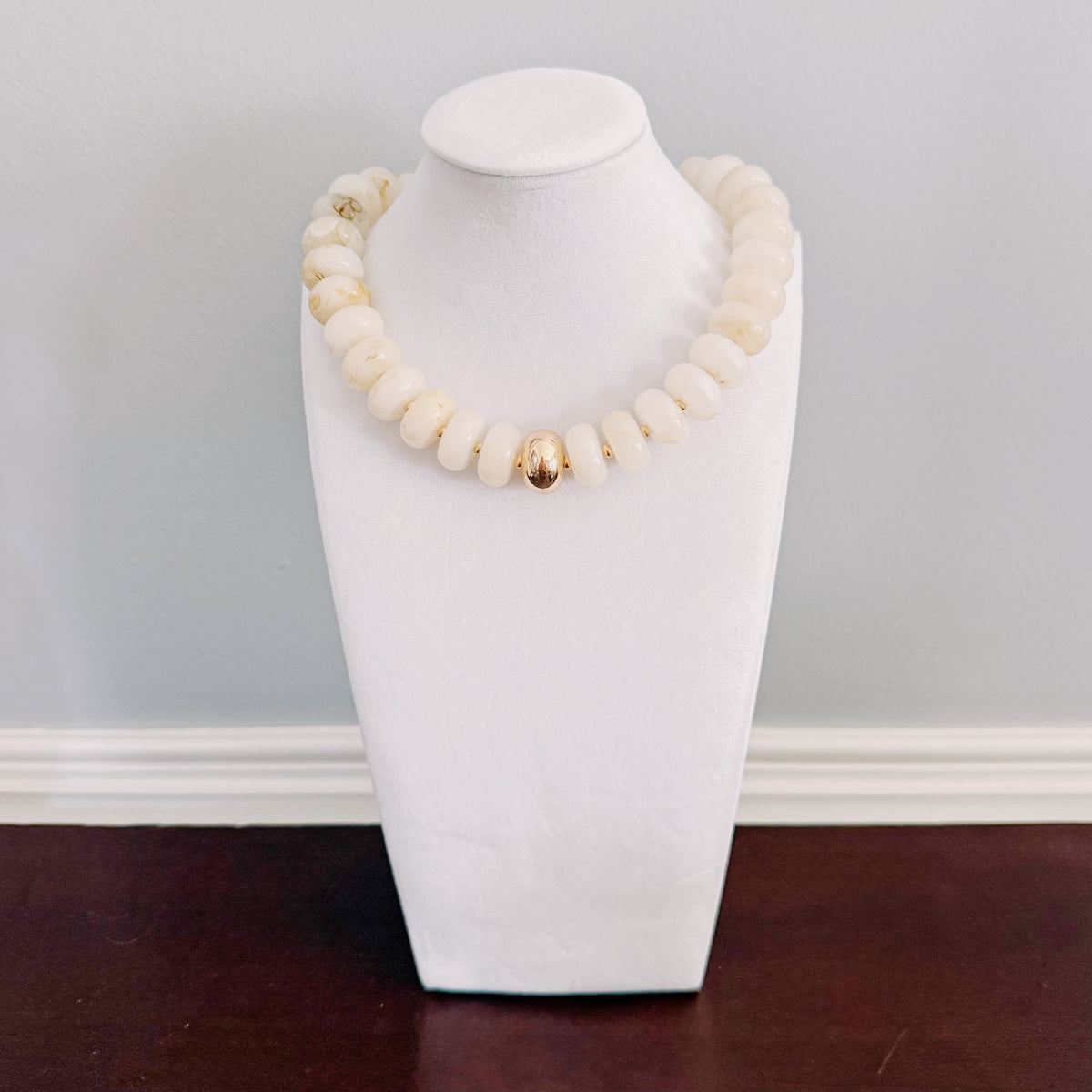 San Sebastian Beaded Resin Necklace