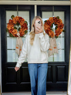 AMARA SCALLOPED EDGE SWEATER
