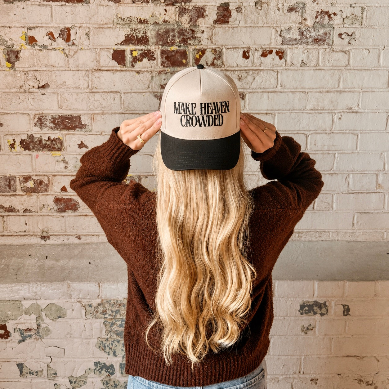MAKE HEAVEN CROWDED HAT