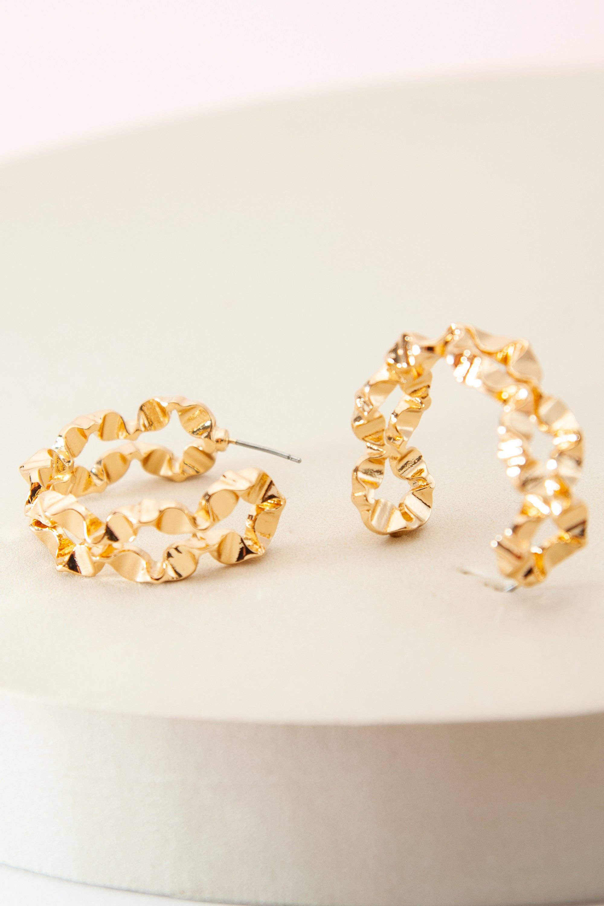 HAMMERED EARRINGS