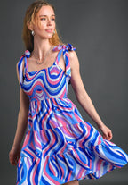 Jane Swirl Print Dress