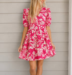 Faith Smocked Puff Dress