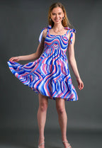 Jane Swirl Print Dress