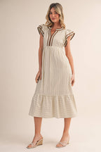 ALEX STRIPED DRESS