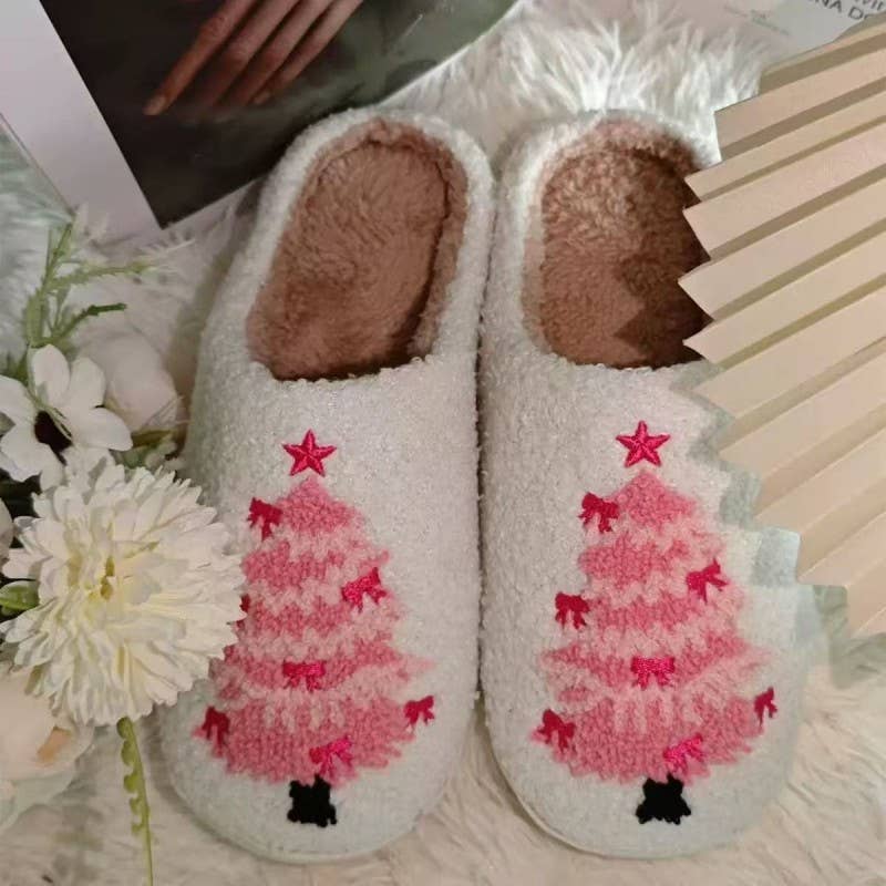 Christmas Tree Slippers