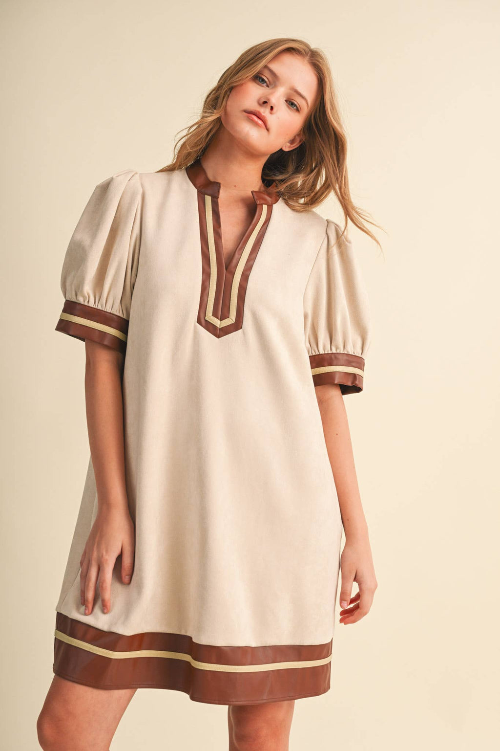 KINSLEY SUEDE DRESS
