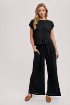 River Wide Pants Set