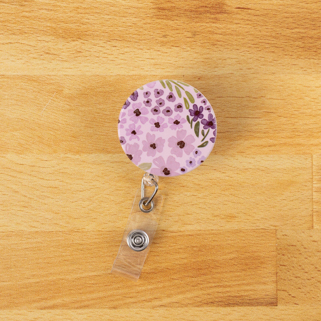 Floral Badge Reels: Lilac Floral