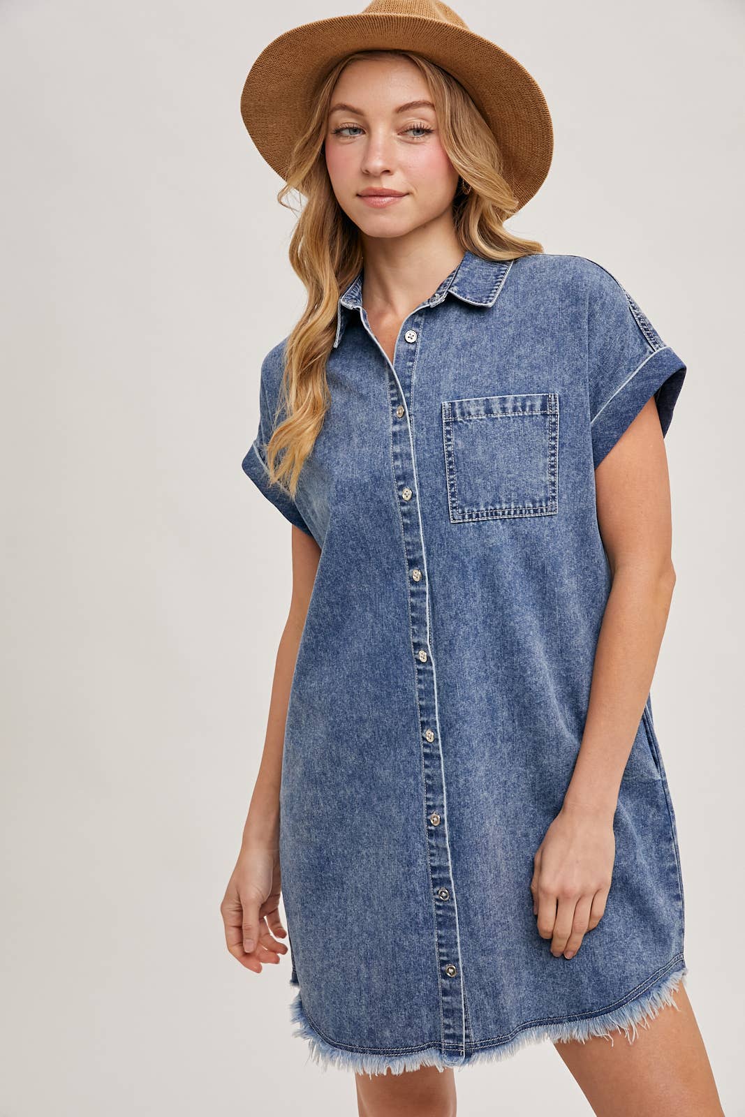 Ella Denim Shirt Dress