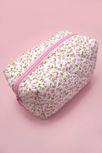 DITSY QUILTED FLORAL COSMETIC BAG