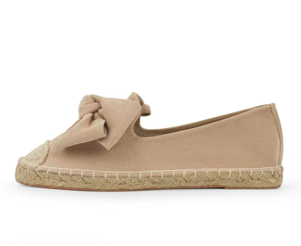 Bow Flats Slip-On Loafers