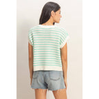 Sadie Striped Crew Top