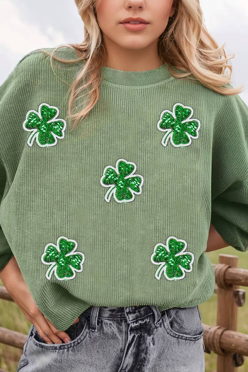 Four Leaf Clover St. Patricks Sweatshirt