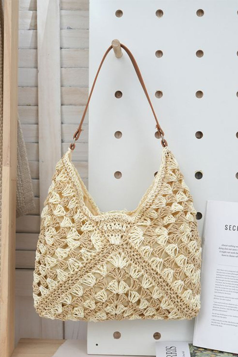 Crochet Open-Weave Handbag