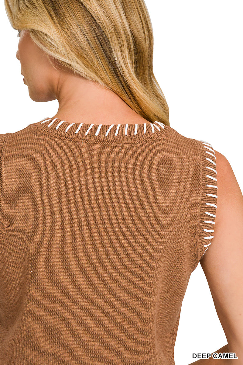 Kendall Stitch Sweater Vest