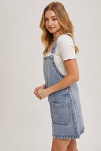 Ava Denim Overall Dress