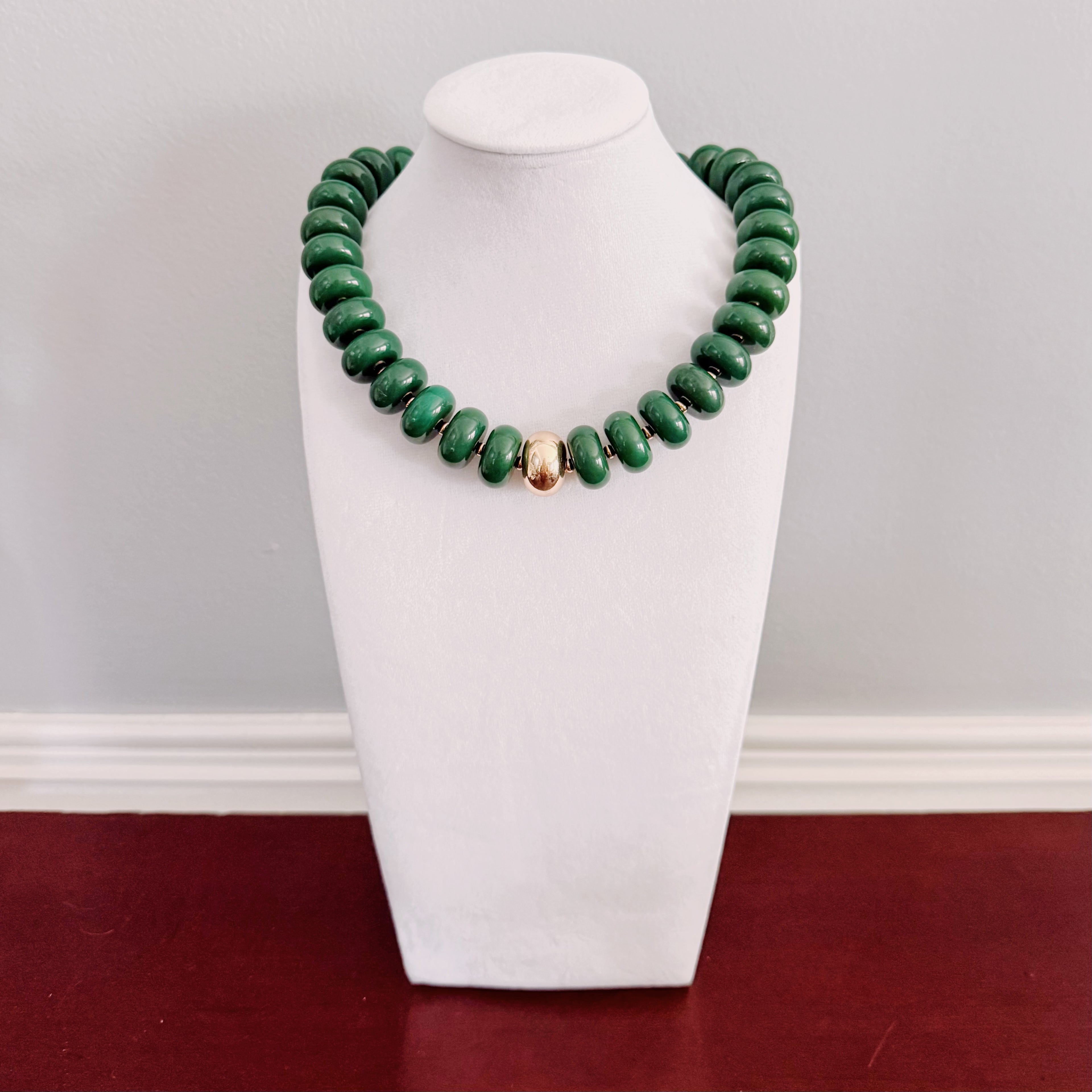 San Sebastian Beaded Resin Necklace