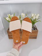 Boho Woven Wedge Sandals
