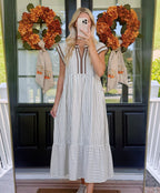 ALEX STRIPED DRESS