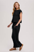 River Wide Pants Set