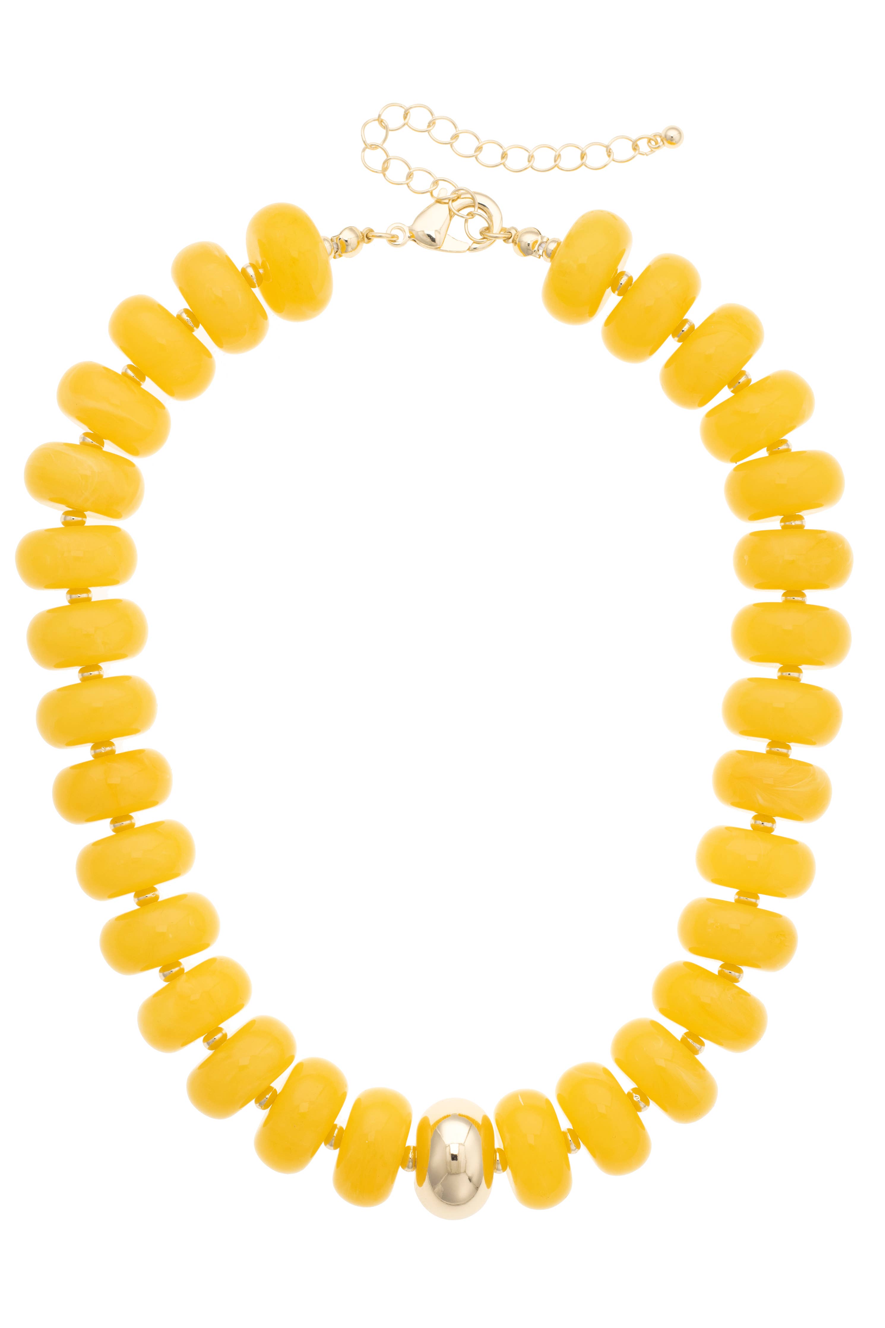 San Sebastian Beaded Resin Necklace