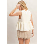 Beryl Lace Tie Top