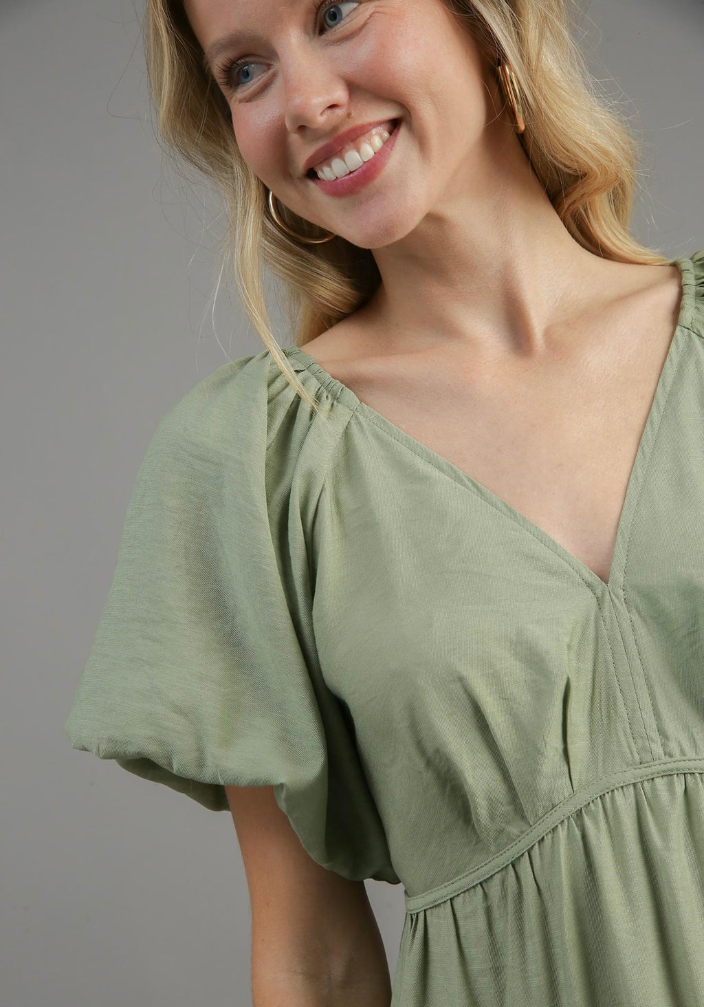 Emilia Smocking Puff Dress