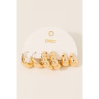 Ashley Hoop Earrings Set