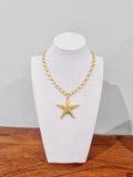 PUFFY STAR CHUNKY NECKLACE