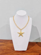 PUFFY STAR CHUNKY NECKLACE