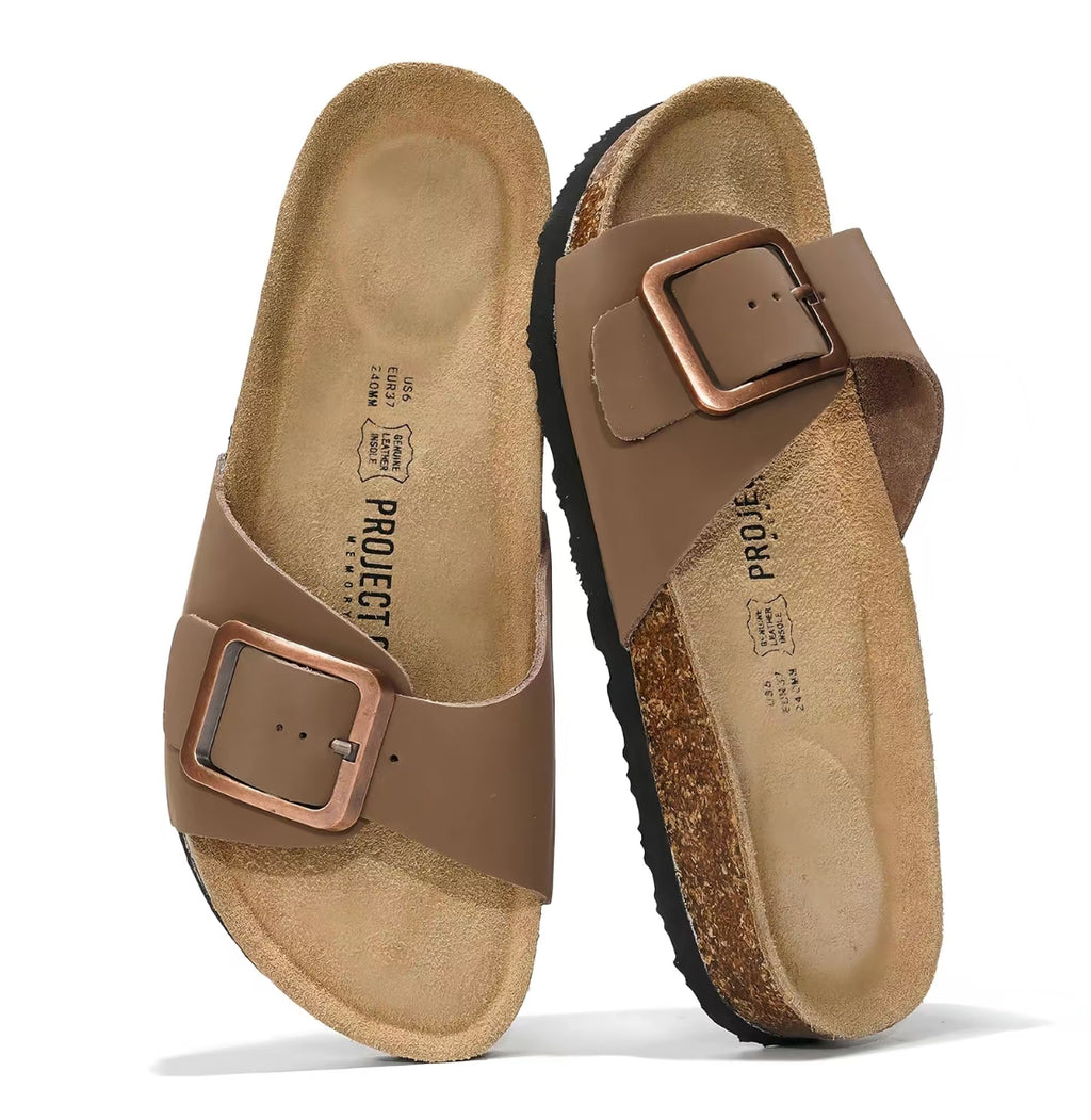 Buckle Slide on Sandals