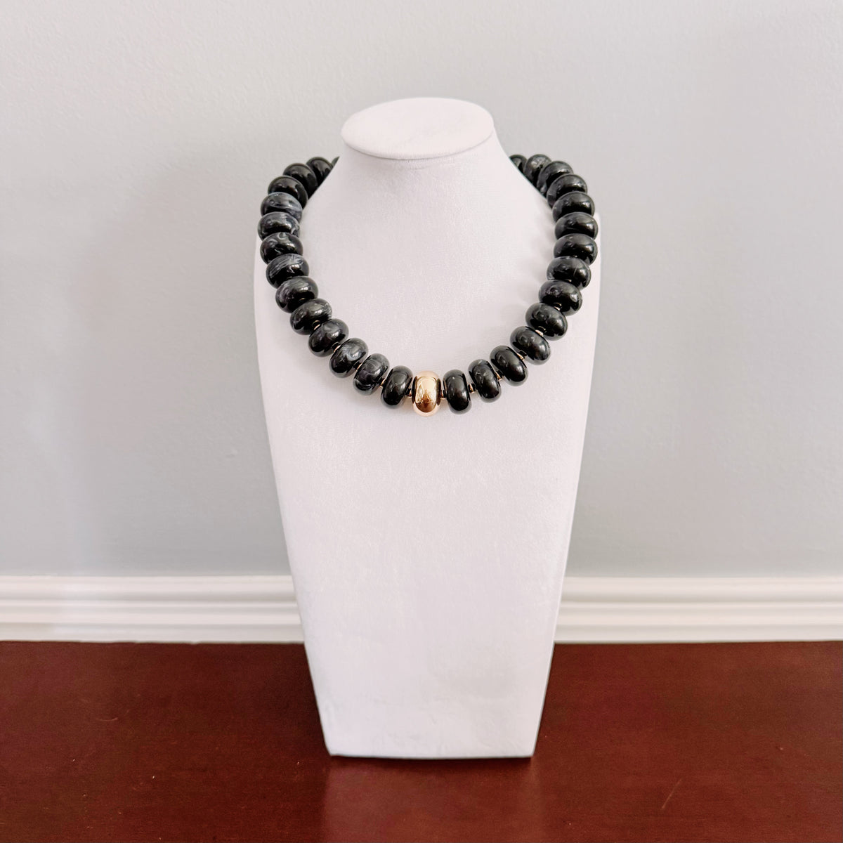 San Sebastian Beaded Resin Necklace