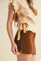 ALLY MOCK NECK SWEATER VEST