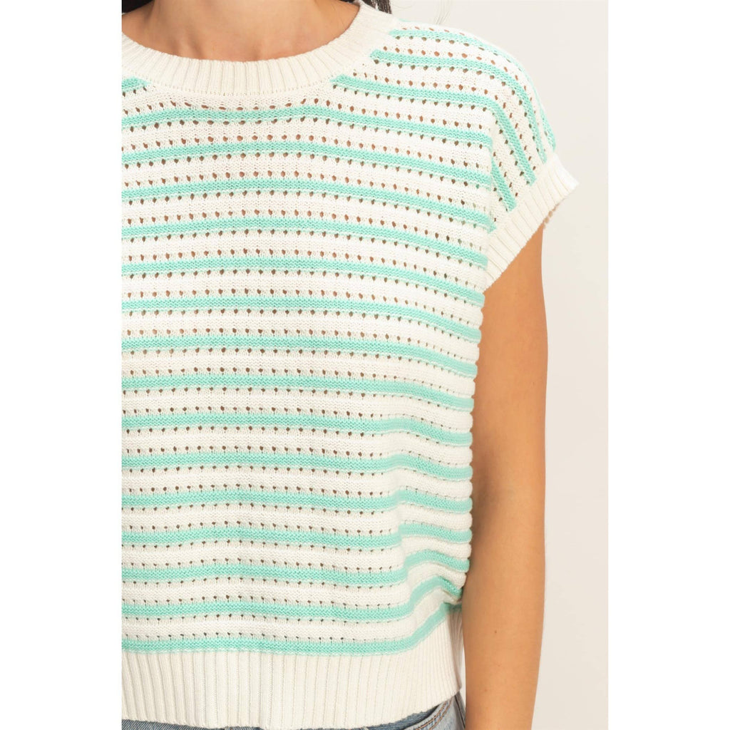 Sadie Striped Crew Top